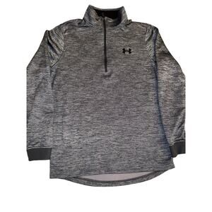 Men’s Under Armour Fleece Lined 1/4 Zip Cold Gear Loose‎ Fit Top, Blue size S